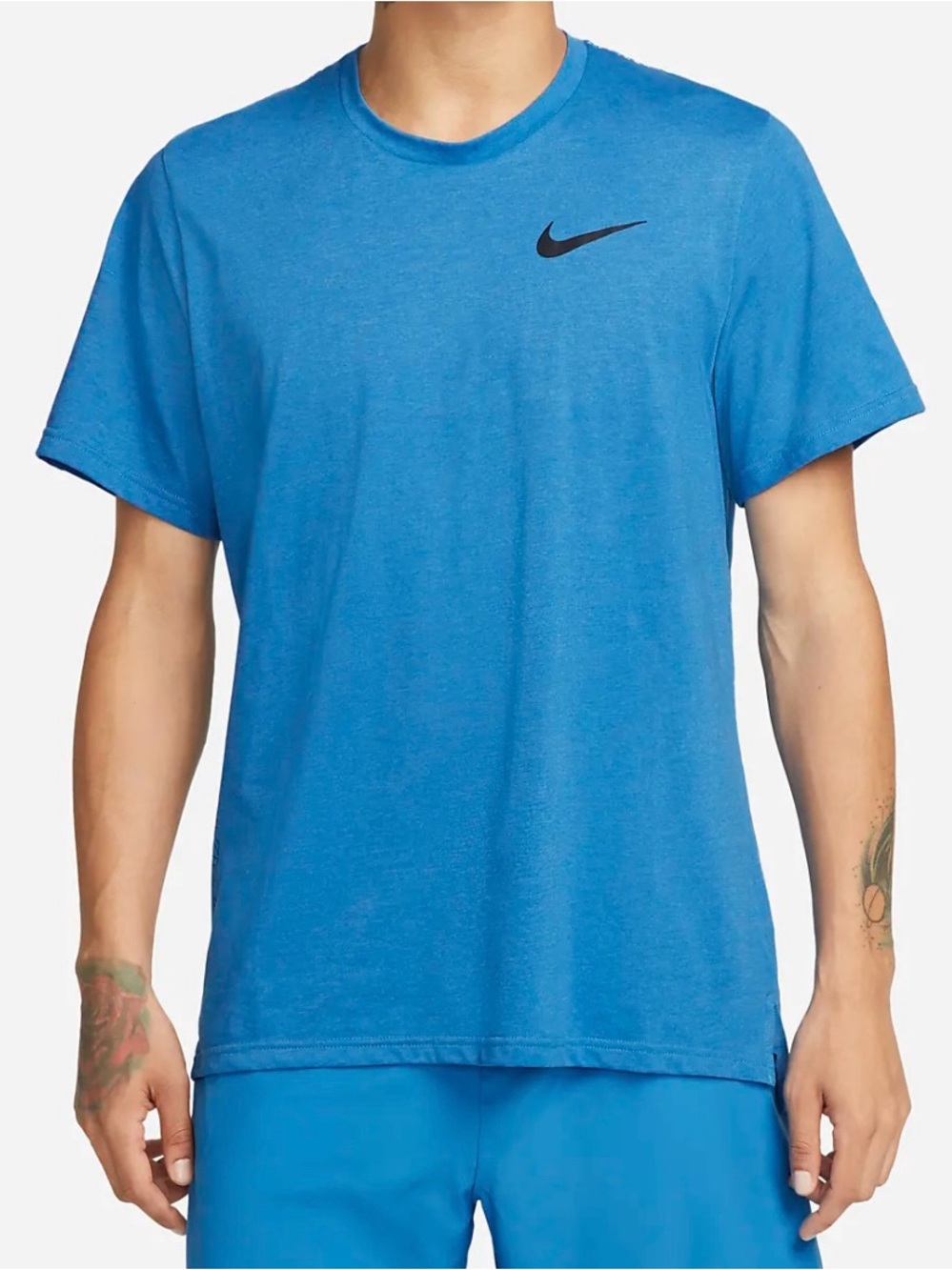 Nike Pro Dri-FIT Men's Short-Sleeve Top DQ4866-435 Light Photo Blue (Dead-stock)